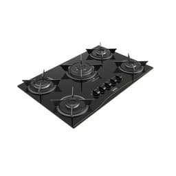 Cooktop 5 Bocas a Gás Tripla Chama Realce Bivolt CR226 Preto