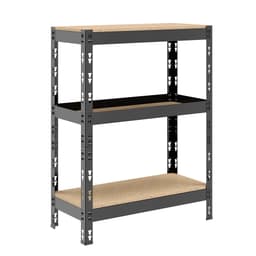 Estante Stronger C 3 Prateleiras Preta