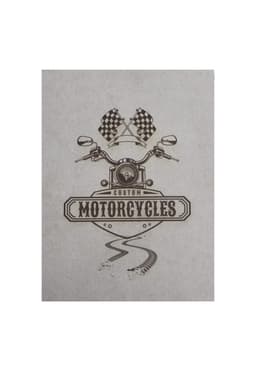 Placa Decorativa Adesiva Não é Segredo Moto MDF 30x40 NS0401