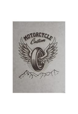 Placa Decorativa Adesiva Não é Segredo Roda MDF 30x40 NS0402