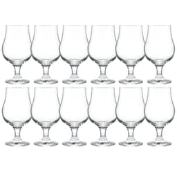 Jogo 12 Taças De Vidro Para Cerveja 400ml Copos De Cerveja Artesanal Dublin Nadir Figueiredo