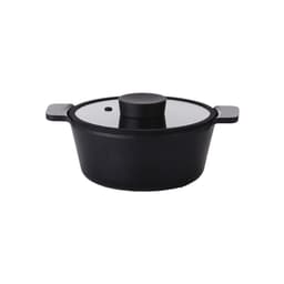 Caçarola 20cm/2,0L - Indução - Alumínio com Revestimento Cerâmico - VULKAN - Neoflam - Cor Preta