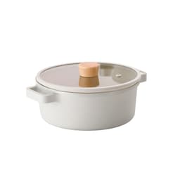 Caçarola 24cm/3,6L - Indução com Revestimento Cerâmico - FIKA - Neoflam - Cor Pérola