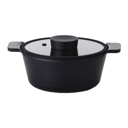 Caçarola 24cm/3,7L - Indução - Alumínio com Revestimento Cerâmico - VULKAN - Neoflam - Cor Preta