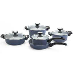 Conjunto de Panelas Indução com Revestimento Cerâmico - Reverse - Neoflam - Cor Azul - 5 peças