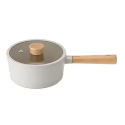 Panela 18cm/1,6L - Indução com Revestimento Cerâmico - FIKA - Neoflam - Cor Pérola
