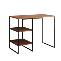 Aparador Adega Day Preto e Carvalho 95 cm