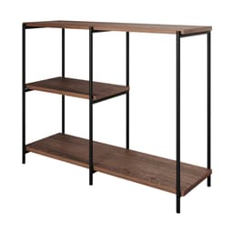 Aparador Artesania Preto e Carvalho 95 cm