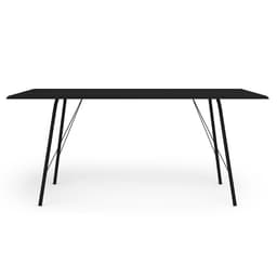 Mesa de Jantar Retangular Paraty Preta 150 cm