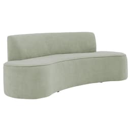 Sofá 02 Lugares 150cm Mônaco Poliéster Verde Claro - Nexta Casa