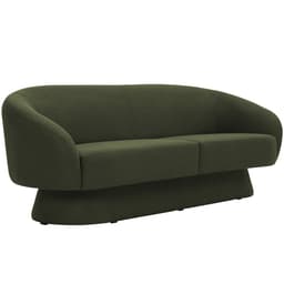 Sofá Sala de Estar 03 Lugares 180cm Liz Linho Verde - Nexta Casa