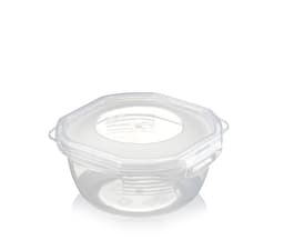Pote Plástico Microondas Freezer Pequeno Com Trava 450ml