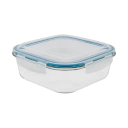 Pote de Vidro com Tampa Transparente Oikos 2,2L Natural