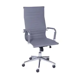 Cadeira de Escritório Presidente Eames Esteirinha I Cinza