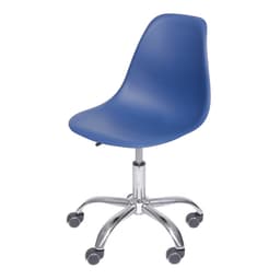 Cadeira de Escritório Secretária DKR Eames Azul Marinho