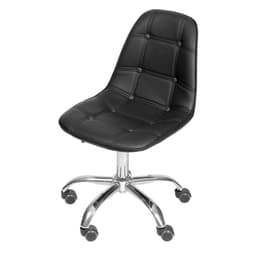 Cadeira de Escritório Secretária DKR Eames Botonê Preta