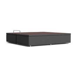 Base Box Super King Americana Camurça Cinza
