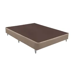 Base para Cama Box Casal Linen (23x138x188) Bege