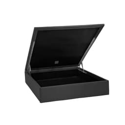 Base para Cama Box Casal Physical l com Baú (39x138x188) Cinza