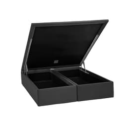 Base para Cama Box Queen Physical l com Baú (39x158x188) Cinza