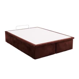 Base para Cama Box Queen Physical l com Baú (39x158x198) Marrom