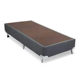 Base para Cama Box Solteiro Camurça IICinza