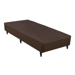 Base para Cama Box Solteiro Linen (23x88x188) Marrom
