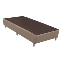 Base para Cama Box Solteiro Linen (30x88x188) Bege