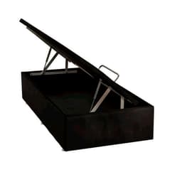 Base para Cama Box Solteiro Physical l com Baú (39x88x188) Preta
