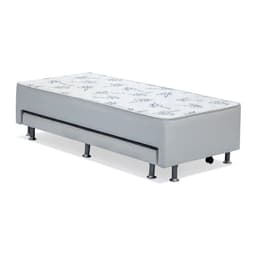 Cama Box Conjugada Solteiro Cori Espuma D28 com Colchão Auxiliar Espuma D28 Bianco (11x79x171) Branco