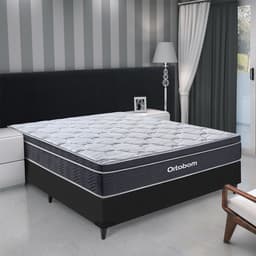 Colchão Queen Molas Ensacada Elegant Superpocket (28x158x198) Preto