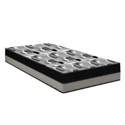 Colchão Solteiro ISO Dupla Face (20x88x188) Cinza e Preto