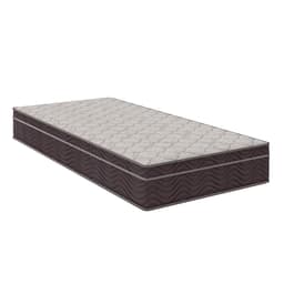 Colchão Solteiro King Airtech D28 Ortopillow (28X108X198) Marrom e Branco