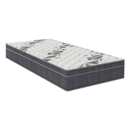 Colchão Solteiro King Airtech D33 Ortopillow (28X108X198) Grafite e Branco