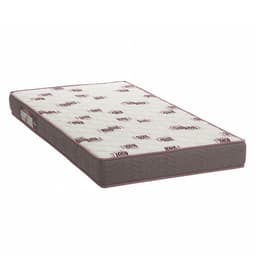 Colchão Solteiro de Espuma D28 Light (14x88x188) Grafite e Bordô