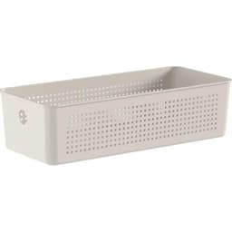 Cesto Organizador Multiuso 34x15x9cm Flow Perfurações 4,5L B