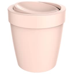 Lixeira Tampa Basculante Vitra 5l Cesto Lixo Banheiro Ou Rosa Nude