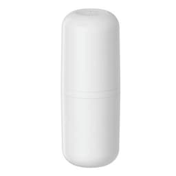 Porta Escova de Dentes com Tampa Branco Fosco Bold para Banh