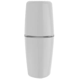 Porta Escova de Dentes e Creme Dental com Tampa para Banheiro OU Branco