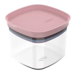 Pote Hermético 450ml Plástico Vedação Hermética Em Silicone Rosa