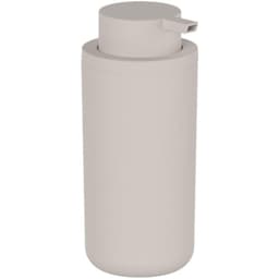 Saboneteira Dispenser 500ml Bege Eleve Sabonete Liquido Shampoo Parede Banheiro Ou