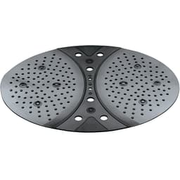 Tapete Box Banheiro 42x53cm Antiderrapante Ventosa Hidro Preto