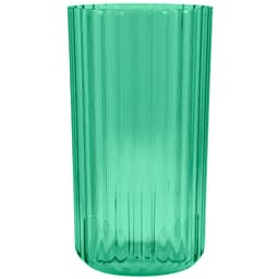 Vaso De Flor M Decorativo Planta Translucido Groove Jardim Verde Menta