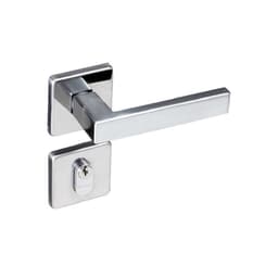 Fechadura Concept 409 Externa Quadrada Zamak Cromado - Pado