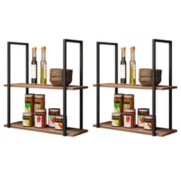 Kit 2 Prateleiras Multiuso Industrial 60 cm Ariel Demolição - Pallazio