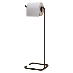 Papeleira Porta Papel Higiênico Eleganza Metal Preto - Pallazio