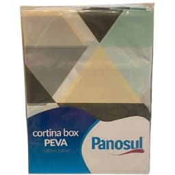 Cortina Box para Chuveiro Peva 180x180cm Triângulos