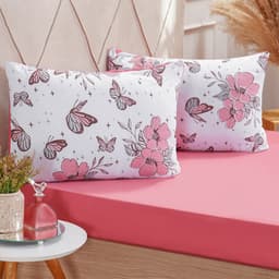 Jogo de Cama King Dreams Malha 100% Algodão 193x203x35cm Salmão