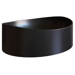 Cuba De Apoio Para Banheiro Em Marmore Sintetico 941012 Preto PP