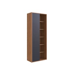 Estante Livreiro Office 1 PT Grafite e Mel